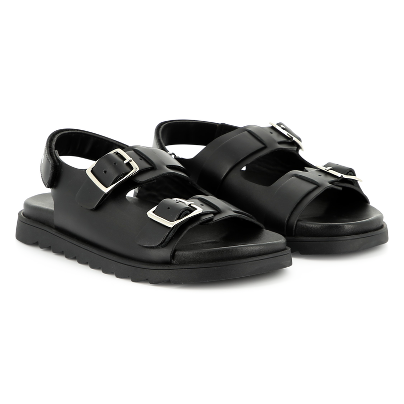 Sandales en cuir &agrave; boucle MARC JACOBS 
                        GARCON