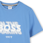 Katoenen T-shirt korte mouwen BOSS 
                    BOY