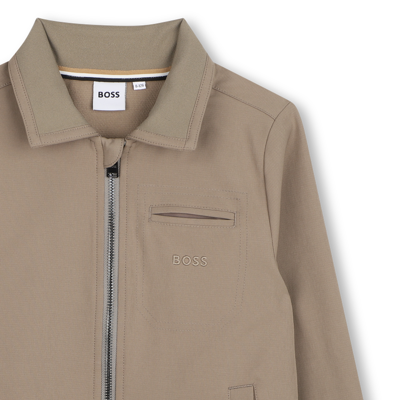 Cardigan en tissu synth&eacute;tique BOSS 
                        GARCON