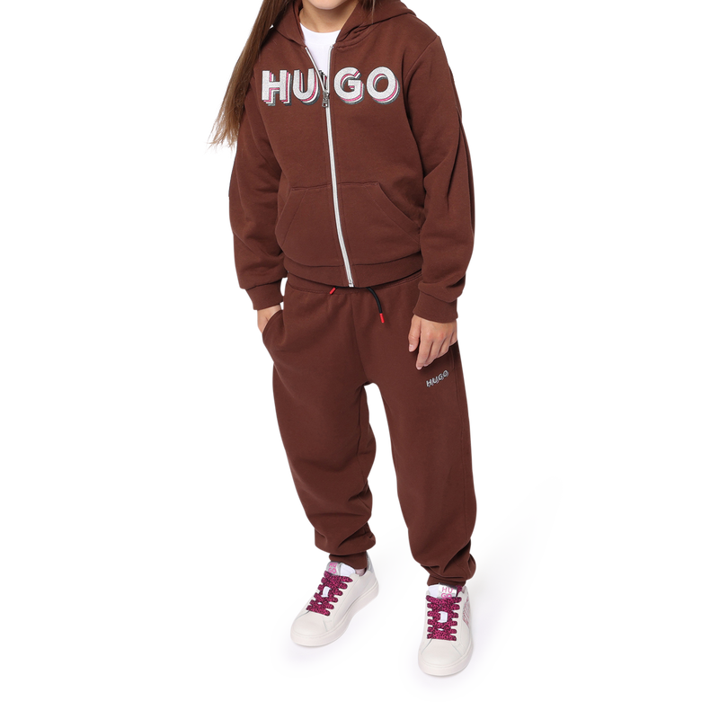 Sneakers met veters en print HUGO 
                        GIRL