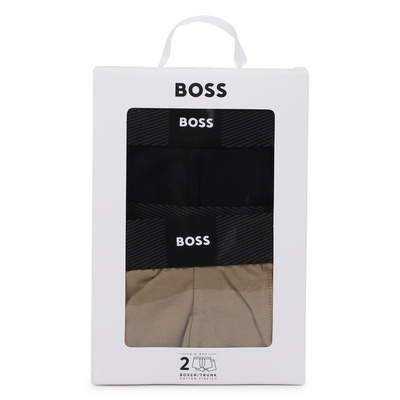 LOT DE 2 BOXERS BOSS GARCON