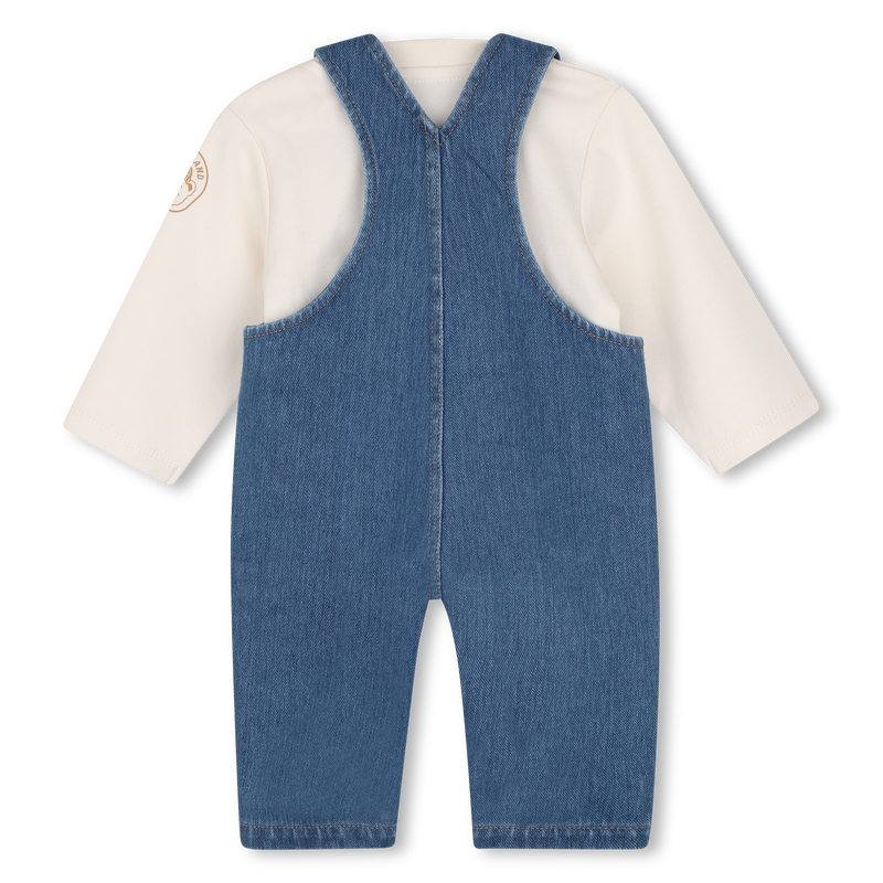 Ensemble salopette et tee-shirt TIMBERLAND 
                        GARCON