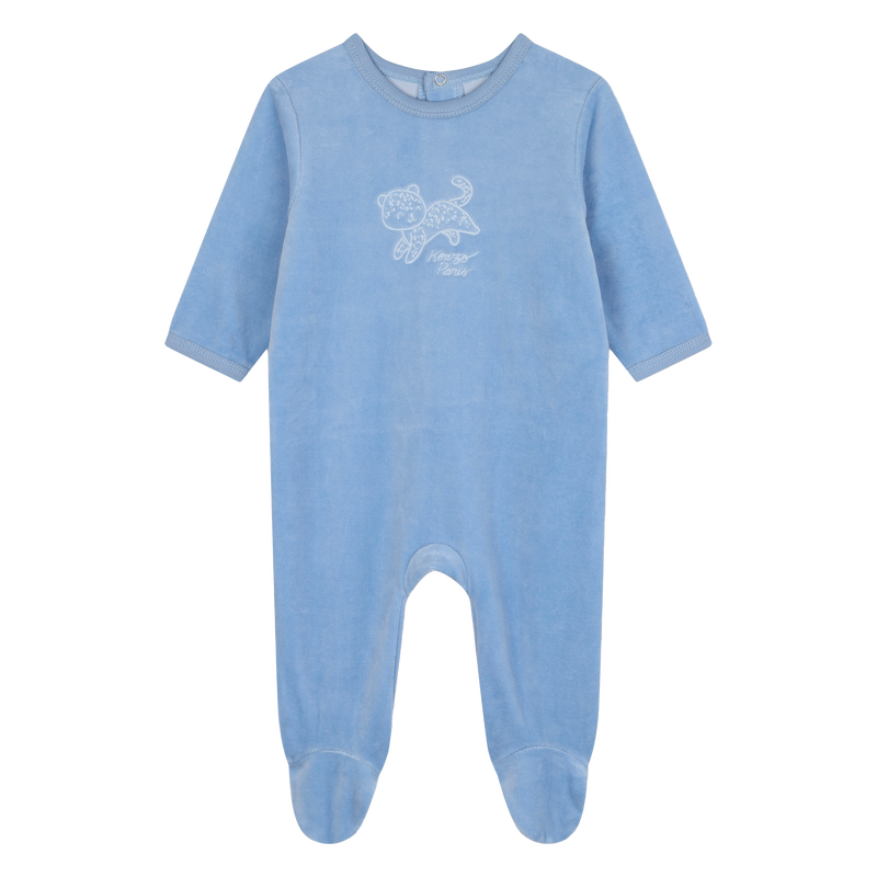 Velours pyjama met borduursel KENZO KIDS 
                        BOY