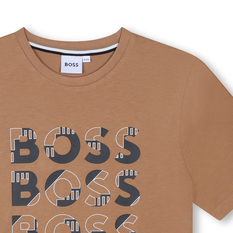 T-shirt met korte mouwen BOSS 
                        BOY