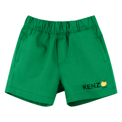 Short &agrave; taille &eacute;lastiqu&eacute;e KENZO KIDS GARCON