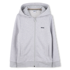 Vest met capuchon, SPIKKELGRIJS, hi-res