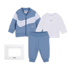 Set broek, cardigan en T-shirt, ASHLEIGH BLAUW, hi-res