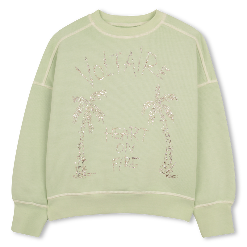 SWEATSHIRT MET RONDE HALS ZADIG & VOLTAIRE 
                        GIRL