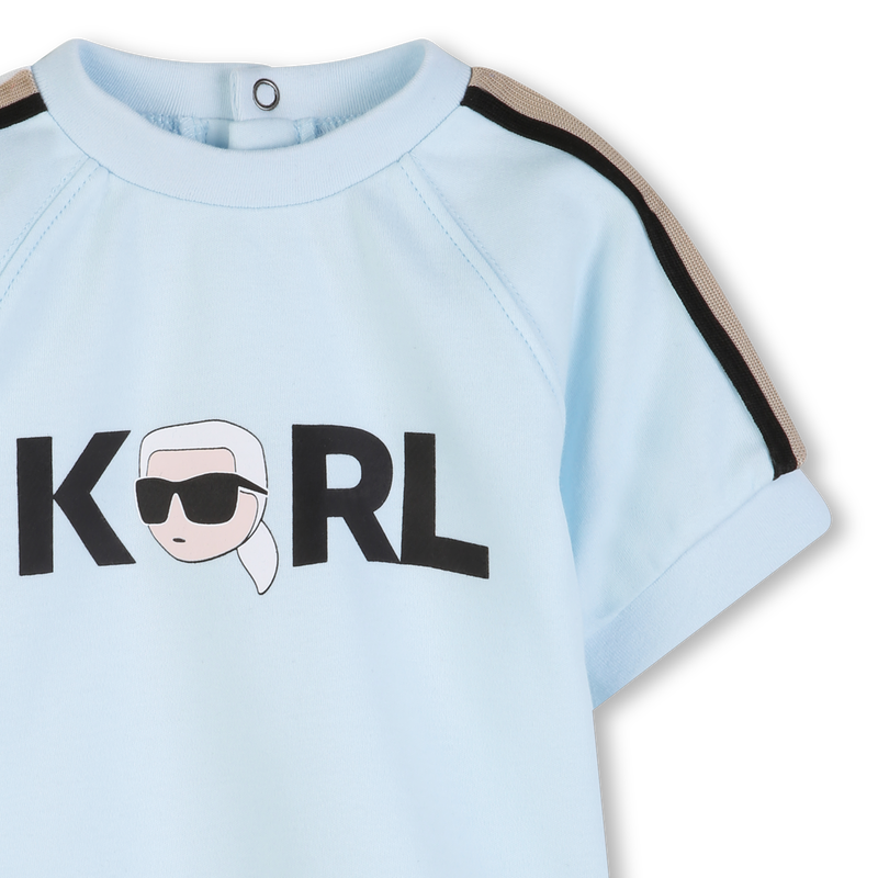 ENSEMBLE T-SHIRT ET SHORT KARL LAGERFELD KIDS 
                        GARCON
