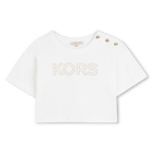 T-shirt met korte mouwen, GEBROKEN WIT, hi-res