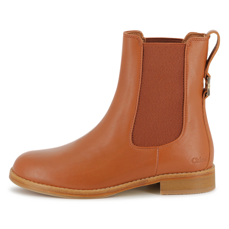 Bottines en cuir de vache CHLOE 
                        FILLE