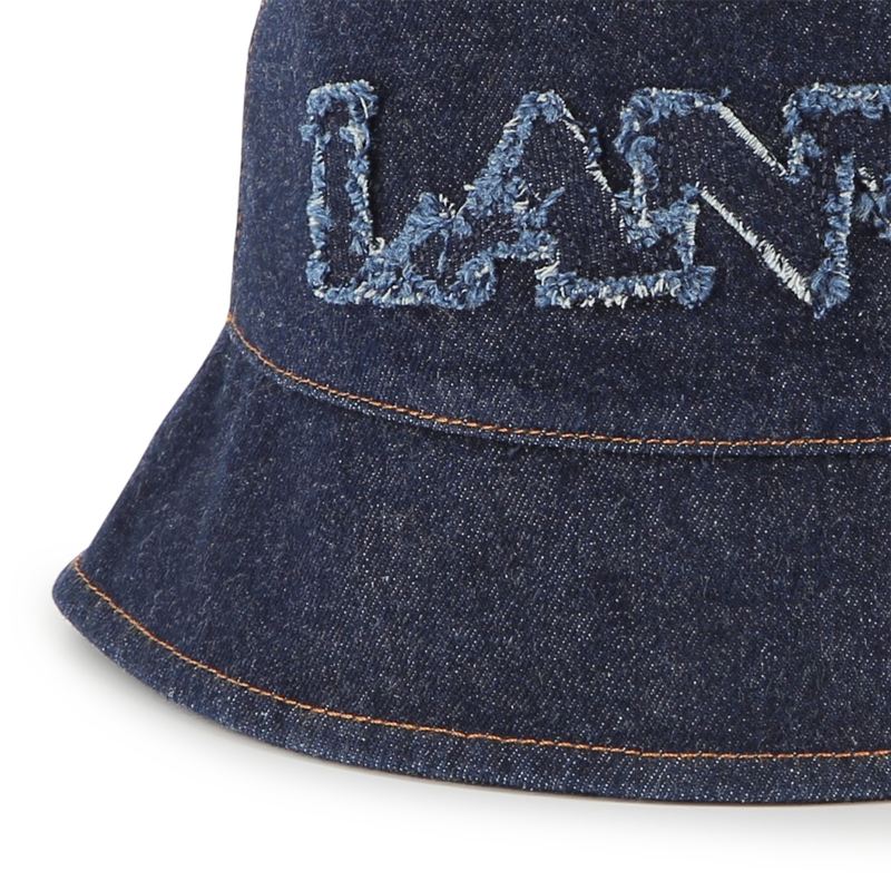 Denim hoedje met logo LANVIN 
                        GIRL