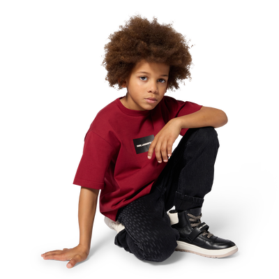 T-shirt met korte mouwen KARL LAGERFELD KIDS BOY