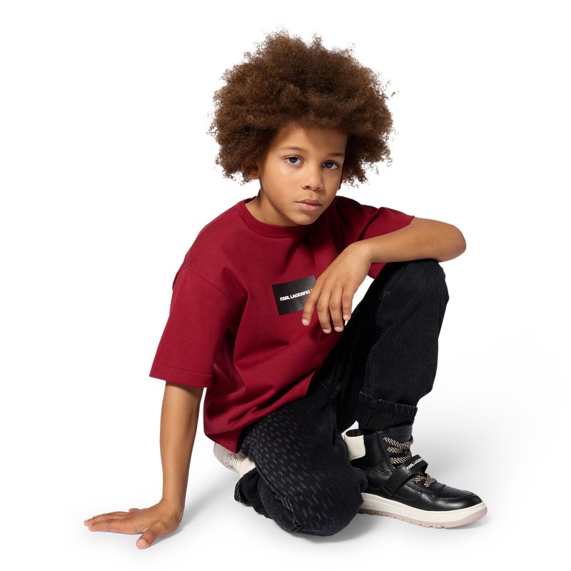 T-shirt met korte mouwen KARL LAGERFELD KIDS 
                        BOY