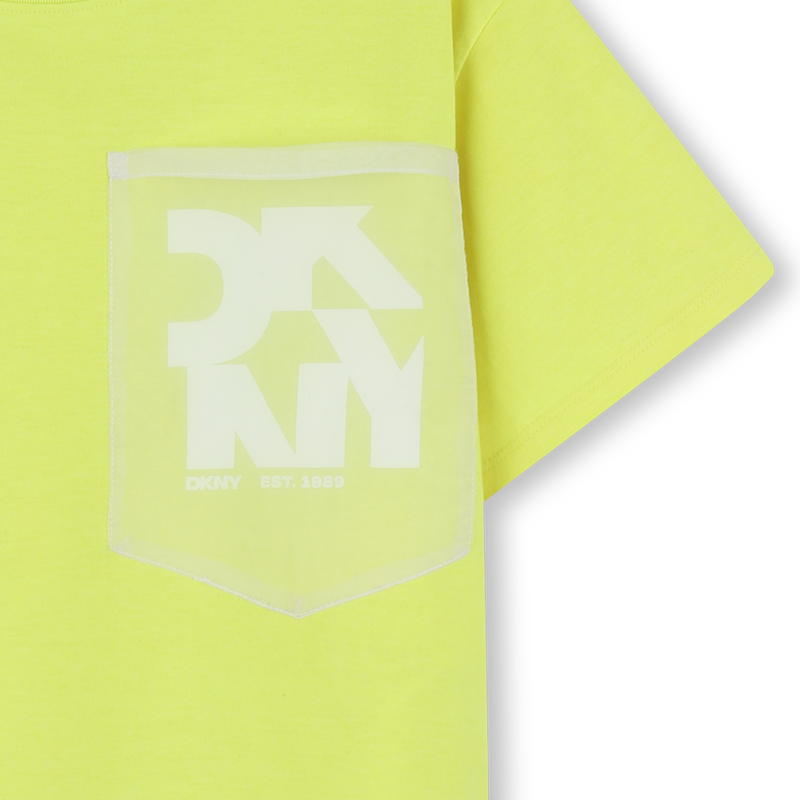 T-shirt ample manches courtes DKNY 
                        FILLE