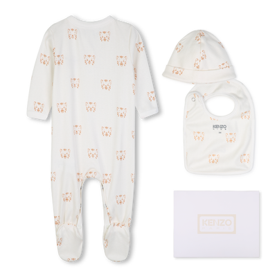 Pyjama set, muts en slabbetje KENZO KIDS JONGEN
