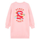 Robe droite avec broderies KENZO KIDS 
                    FILLE