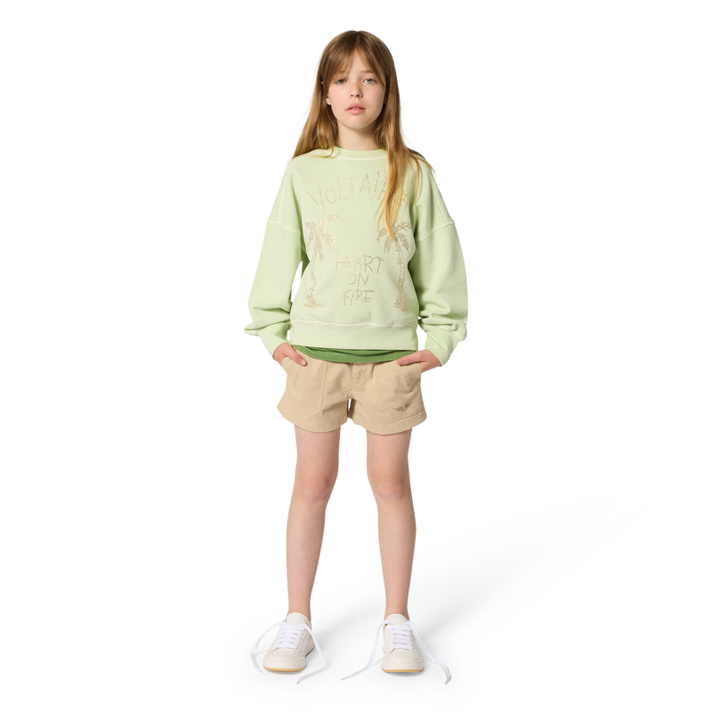 SWEATSHIRT MET RONDE HALS ZADIG & VOLTAIRE 
                        GIRL