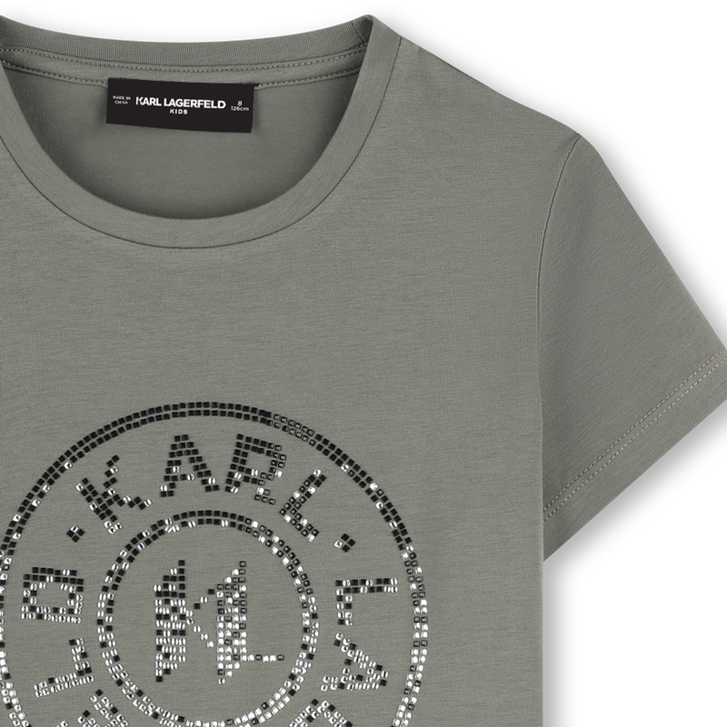 T-shirt avec illustrations KARL LAGERFELD KIDS 
                        FILLE