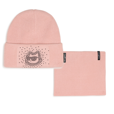 Ensemble bonnet et tour de cou KARL LAGERFELD KIDS FILLE