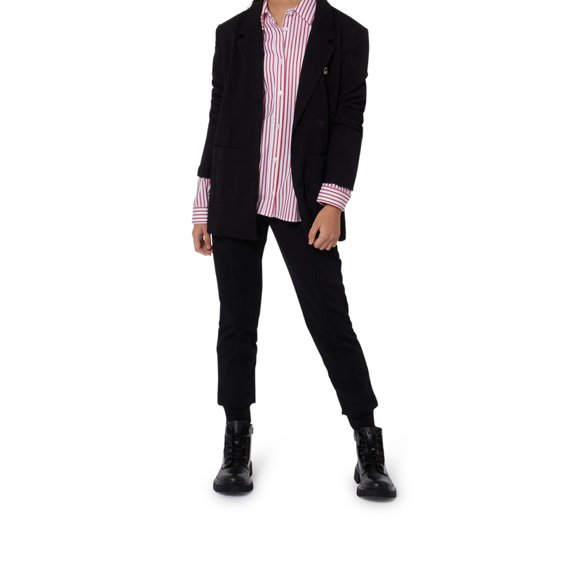 Bonnet &agrave; revers en tricot DKNY 
                        FILLE