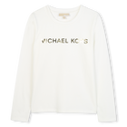 T-shirt met lange mouwen, GEBROKEN WIT, hi-res