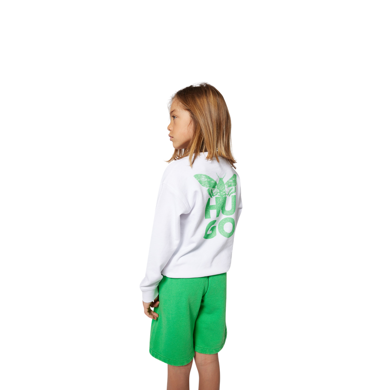 Fleece joggingbermuda HUGO 
                        BOY