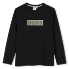 Tee-shirt manches longues, NOIR, hi-res