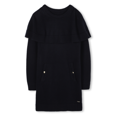 Gebreide cape jurk CHLOE GIRL