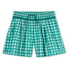 Short imprim&eacute; vichy KIDS AROUND 
                    FILLE