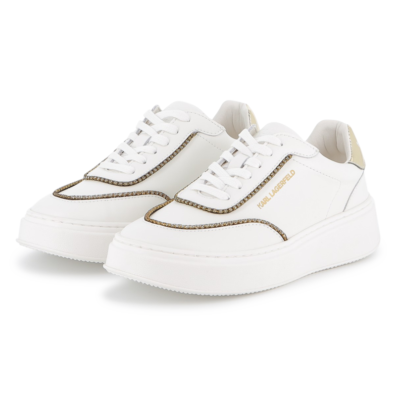 Lage sneakers met veters KARL LAGERFELD KIDS 
                        GIRL