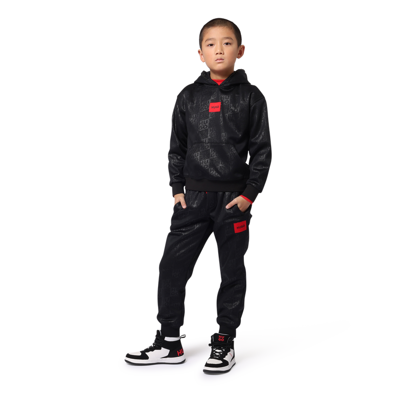 Jggingbroek van fleece HUGO 
                        BOY