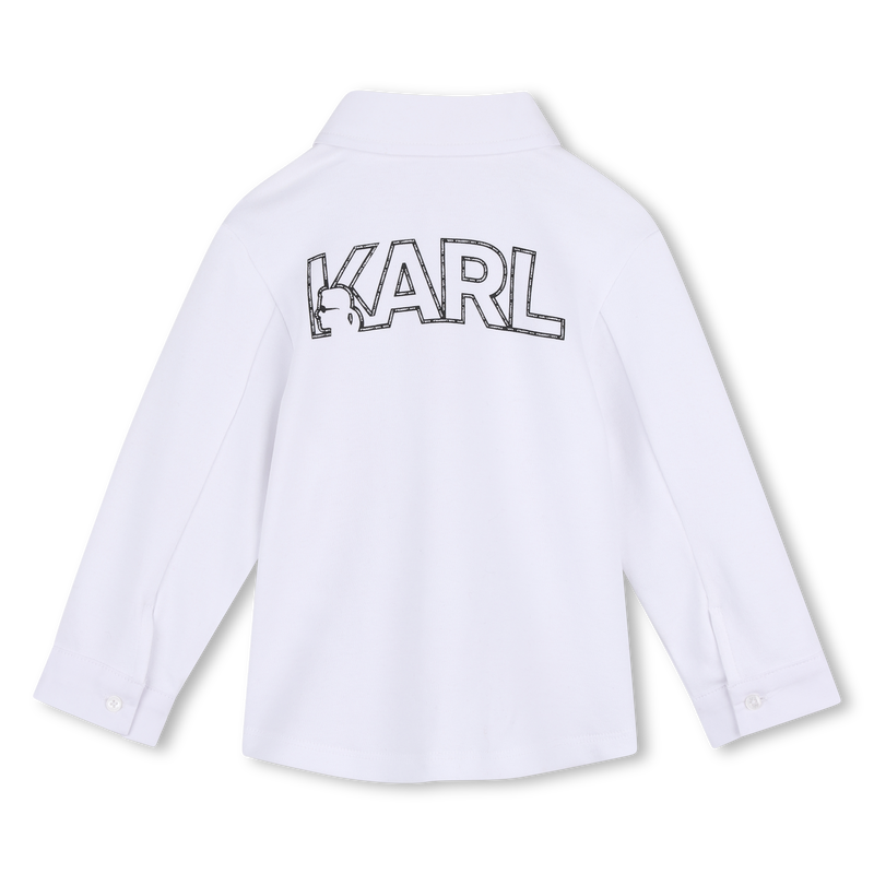 Overhemd en broek set KARL LAGERFELD KIDS 
                        JONGEN