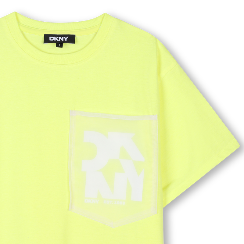 Robe T-shirt à manches courtes DKNY 
                        FILLE