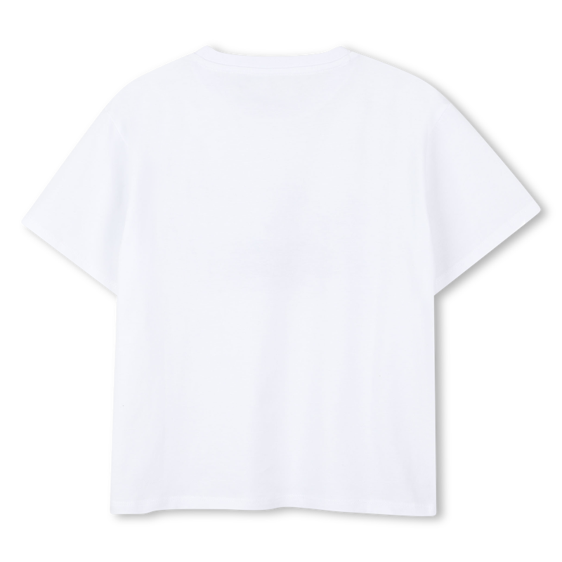 Tee-shirt &agrave; manches courtes en coton KENZO KIDS 
                        GARCON