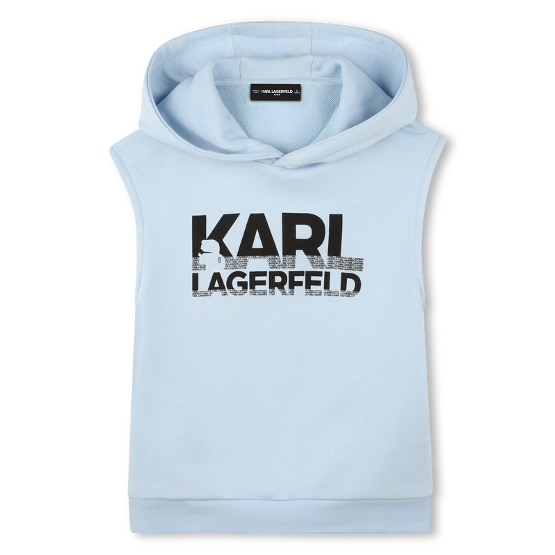 Sweat-shirt &agrave; capuche KARL LAGERFELD KIDS 
                        GARCON