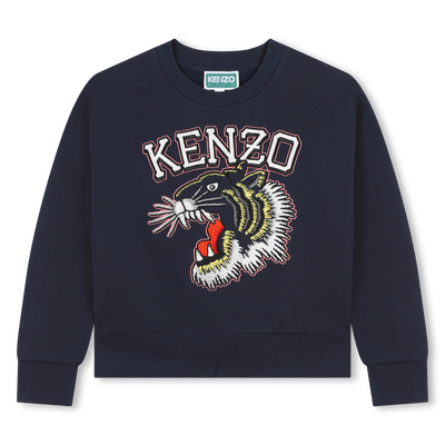 Katoenen sweater borduurwerk KENZO KIDS GIRL