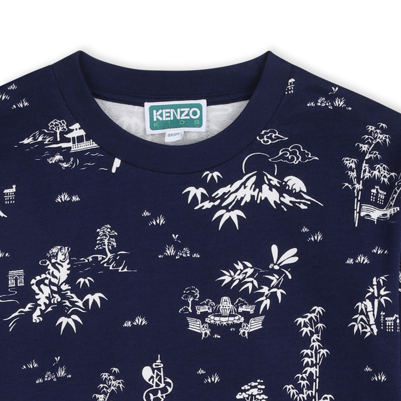 SWEAT EN MOLLETON KENZO KIDS 
                        FILLE