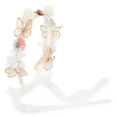 Diadeem - bloemen en vlinders BILLIEBLUSH GIRL