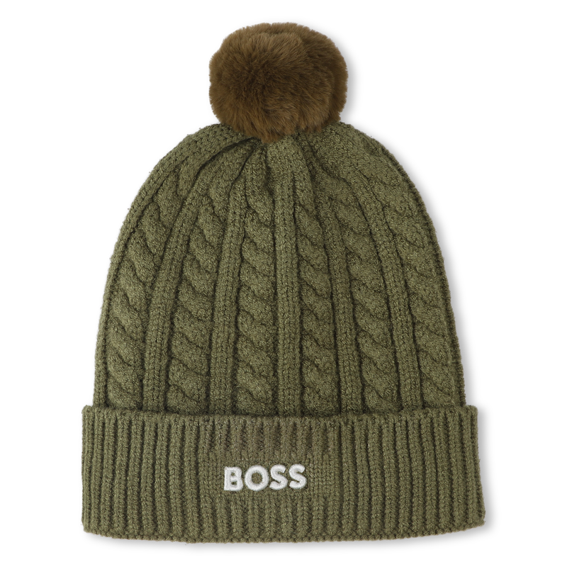 Bonnet tricot torsad&eacute; BOSS 
                        GARCON