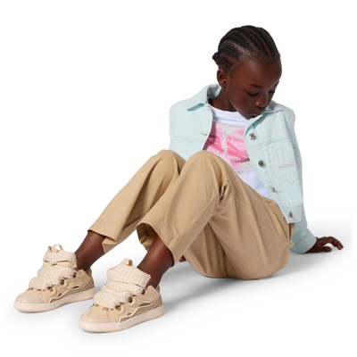 T-SHIRT MET KORTE MOUWEN LANVIN GIRL