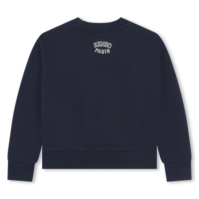 Katoenen sweater borduurwerk KENZO KIDS GIRL