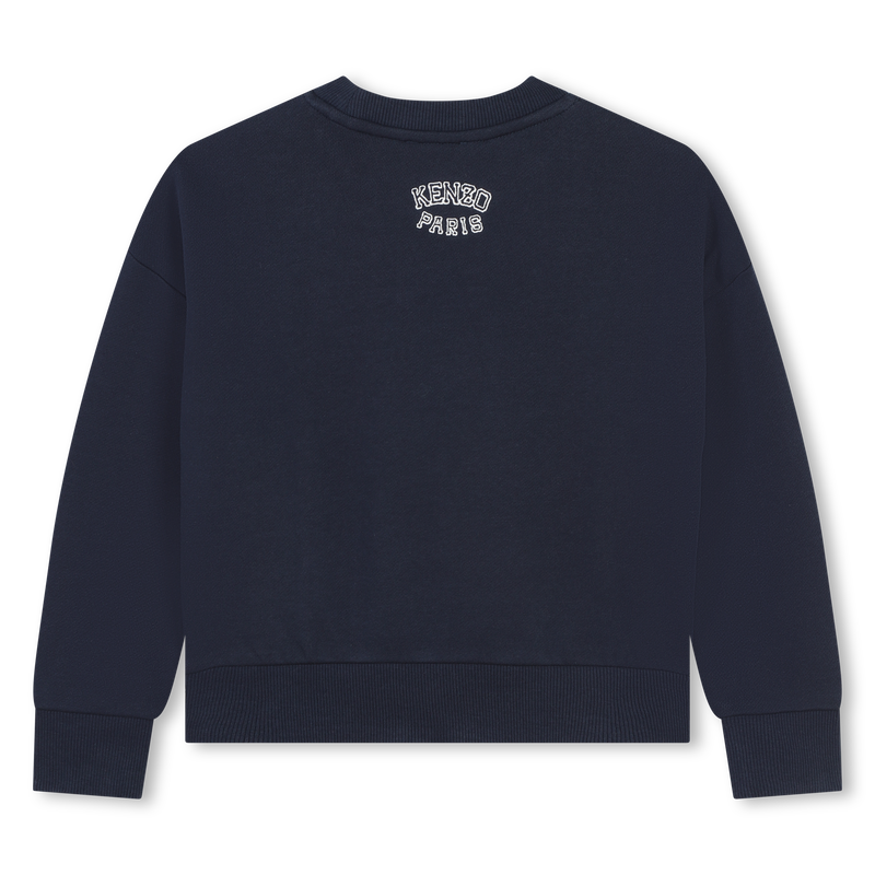 Katoenen sweater borduurwerk KENZO KIDS 
                        GIRL