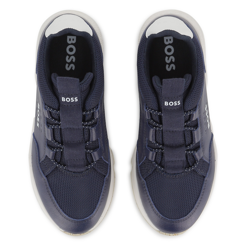 SNEAKERS MET VETERS BOSS 
                        BOY