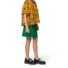 Jupe trap&egrave;ze avec poches KENZO KIDS 
                    FILLE