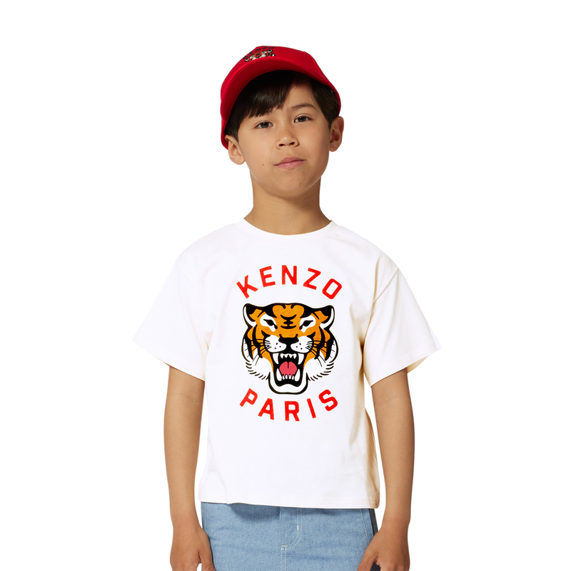Katoenen pet met borduurwerk KENZO KIDS 
                        UNISEX