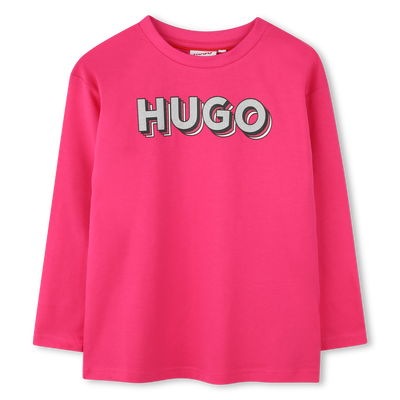 T-shirt met logoprint HUGO GIRL