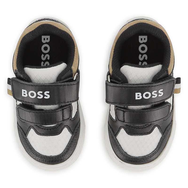 BASKETS &Agrave; BANDES AUTO AGRIPPANTES BOSS 
                        GARCON