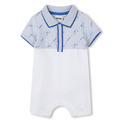 Combinaison-short &agrave; col polo BOSS GARCON