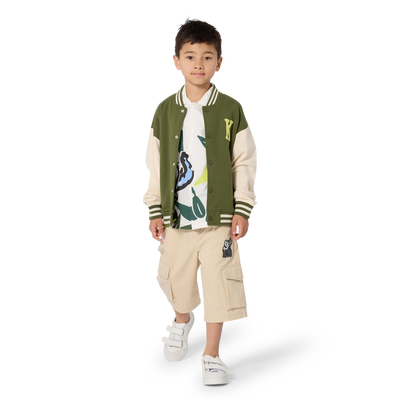 BERMUDA AVEC POCHES PLAQU&Eacute;ES KENZO KIDS GARCON